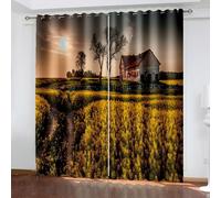 Rideaux occultants, lot de 2, pour chambre d'enfant, dimensions : 102 x 244 cm