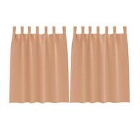 Rideaux occultants modernes - vidaXL - 140x140 cm - Marron clair - Occultation 80%-90% - Polyester