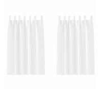 Rideaux occultants modernes - vidaXL - Blanc pur - 175x140 cm - Occultation 80%-90% - Polyester