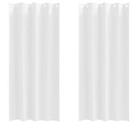 Rideaux occultants modernes - vidaXL - Blanc pur - 245x140 cm - Occultation 80%-90% - Polyester - Tissage triple
