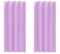 Rideaux occultants modernes - vidaXL - Violet - 245x140 cm - Polyester - Occultation 80%-90% - Design à tissage triple