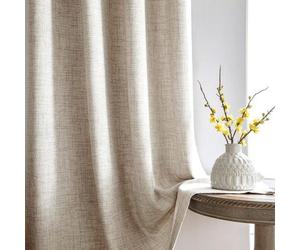 Rideaux prêts à poser avec embrasses - Salon - Rideaux occultants - Chambre à coucher - Accessoires de décoration intérieure