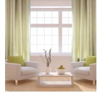 Rideaux, stores DecoByZorlu RIBBON Jaune 140x250 cm