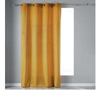 Rideaux, stores Douceur d intérieur VELVETINE Jaune 140x240 cm