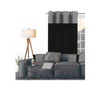 Rideaux, stores Soleil D'Ocre VICTORIA Noir 135x250 cm