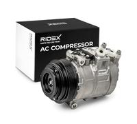 RIDEX 447K0087 Compresseur de clim avec huile compresseur-PAG avec bague d'étanchéité Compatible avec MERCEDES-BENZ Classe ML W163