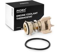 RIDEX Thermostat d'eau avec bague d'étanchéité Compatible avec VW Golf 7 3/5 portes 5G1, BQ1, BE1, BE2 Tiguan I 5N Tiguan II AD1, AX1, AUDI A3 Sportback 8VA, 8VF, SKODA Octavia III Combi 5E5
