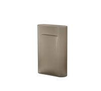 Muuto Vase Ridge verre gelé 48,5 cm Taupe