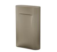Ridge Vase Muuto Verre dépoli Taupe H 48,5 cm - 5713292833397