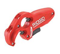 RIDGID 41608 PTEC 3000 Coupe-tube en plastique polyvalent à paroi mince en PE, PP, PVC pour cordier de 1-1/4 po et 1-1/2 po, coupes, nettoies, ébavurages et biseaux