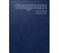 rido® idé® 70-27 042 386 Calendrier livre magnum 2026 - 1 semaine / 2 pages, 18,3 x 24 cm, bleu foncé