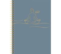 rido/idé 7021407027 Buchkalender Premium Young Line 2027 "Yoga" A5, Papier