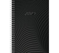 rido/idé 7021804907 Buchkalender Mod. Timing 1 2027 A5, Kunststoff, schwarz