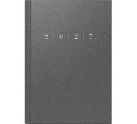 rido/idé 7023013807 Buchkalender Mod. studioplan int. 2027 168×240 mm, Kunststoff, grau
