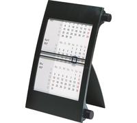 rido/idé 7038000907 3-Monats-Tischkalender 2027 90×120 mm, schwarz