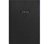 rido/idé Agenda 2026 « Carbon » - Format A5 - En cuir synthétique