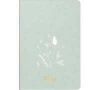 rido/idé Agenda de poche 2026 « Wild Flowers » - Modèle partenaire/industrie - Format A7 - Textile