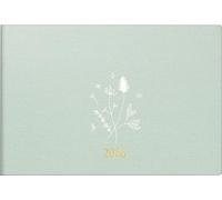 rido/idé Agenda de poche modèle septime 2026 « Wild Flowers » | Format A6 paysage, textile