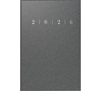 rido/idé Agenda de poche « partner/industrie » « 26 » - Format A7 - En plastique - Anthracite - Pour lit d'enfant