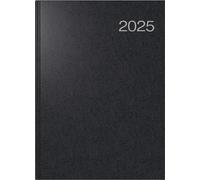 rido/idé Agenda modèle Conform (2025), 1 page = 1 jour, A4, 384 pages, couverture en balacron, noir