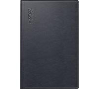 rido/idé Agenda semainier modèle partner/industrie I 2024 2 pages = 1 semaine Taille de la feuille 7,2 x 11,2 cm Noir