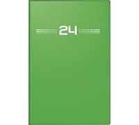 rido/idé Agenda semainier modèle partner/industrie I 2024 2 pages = 1 semaine Taille de la feuille 7,2 x 11,2 cm Vert