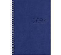rido/idé Agenda semainier modèle studioplan int. 2024 2 pages = 1 semaine Taille de la feuille 16,8 x 24 cm Bleu Organiseur Scolaire