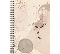 rido/idé Agenda Timing 1 (2025) « Abstract », 2 pages = 1 semaine, format A5, 160 pages, couverture graphique, beige