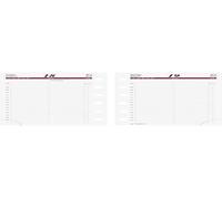 rido/idé Calendrier journalier Timing 3 2024 1 page = 1 jour Taille de la feuille 7,6 x 12,7 cm Blanc