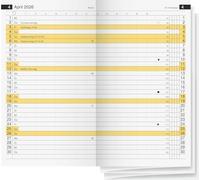 rido/idé Calendrier mensuel de rechange Modèle mini planificateur d 15 2026 | 87 × 153 mm