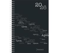 rido/idé Futura 2026 Agenda 2026, format A5, en plastique, noir