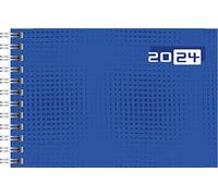 ridoidé Semainier Semainier Modèle Septimus 2024 Agenda Scolaire 2 pages = 1 semaine transversale Taille des feuilles 15,2 x 10,2 cm Bleu