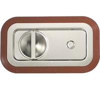 RIEBER GN-Steckdeckel 18/10 Edelstahl, mit Griffmulde und Griffsteg, GN: 1/4