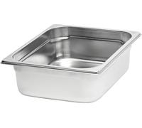 RIEBER Récipients GN 1/2 Acier inoxydable 18/10, Profondeur : 100 mm, Contenu : 5,30 litres