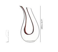 Riedel DEKANTER AMADEO DOUBLE MAGNUM SCHWARZ/ROT/SCHWARZ 3,0 lt. 1 Stück 175600180