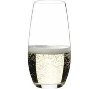 Riedel O Champagner Glas 6er Set 0414/28 x 3 und 4 EKM Living Trinkhalme aus Edelstahl