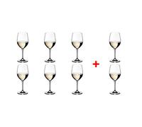 Set de 6+2 de verres á vin Vigonier Vinum h 19.8cm , 350ml