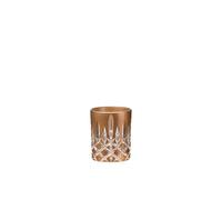 Riedel Vorteilset 4 x 1 Stück RIEDEL Laudon Tumbler Bronze 1515/02S3BR und 4 EKM Living Trinkhalme aus Edelstahl