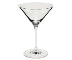 Riedel Vorteilsset 6 x 2 Gläser VINUM MARTINI 6416/77 und 4 EKM Living Trinkhalme aus Edelstahl