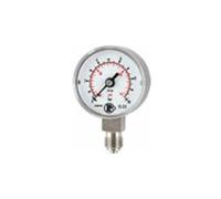 RIEGLER Riegler Manomètre, acier inoxydable CrNi, G 1/2 radial bas, -1 / +1,5 bar, Ø 100 Quantité:1