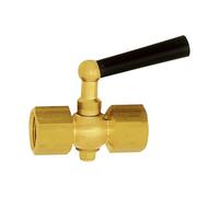 RIEGLER 102644-9004/ES Robinet d'arrêt manomètre Manomètre Manchon en acier inoxydable 1.4571, G 1/2, 1 pièce