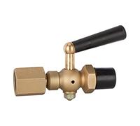 RIEGLER 102655-9015 Manomètre d'arrêt avec manomètre et manchon rotatif G1/2 60 x 25 x 10