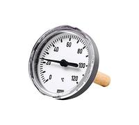 Riegler 102765 Thermomètre bimétallique arrière G 1/2 Longueur de tige d'immersion 40 mm