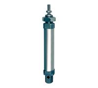 RIEGLER 105765-1.DM.12080 Cylindre rond, double effet, aimant, piston Ø 12, course 80, M5, 1 pièce