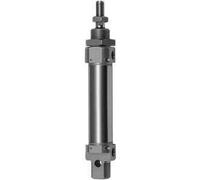 RIEGLER 105801-1.DMD.16125 Cylindre rond, double effet, aimanté, piston Ø 16, course 125, M5, 1 pièce