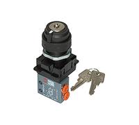 RIEGLER 106411-512.513 Mini valve 3/2 manuelle avec interrupteur à tirette, NC, bistable, 4 mm latérale, 1 pièce