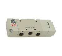 RIEGLER 106515-516.502-38 Vanne 5/3 voies pneum. monostable, G 3/8, centre ventilé, 1 pièce