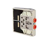 RIEGLER 106689-W 8 Disque de valve HDM, raccordement 8 mm, 2 x 3/2 NO mono ou 5/3 central