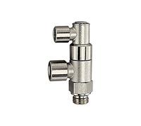 RIEGLER 107061-66.018-18 Vanne d'arrêt actionnée pneumatique, G 1/8, G 1/8 i, G 1/8 i, 1 pièce