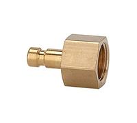 RIEGLER 107085-243.09/8 Mamelon pour Raccord Tuyau, Accouplements NW 2,7, Laiton Nu, M5 IG, SW 7, 1 Pièce